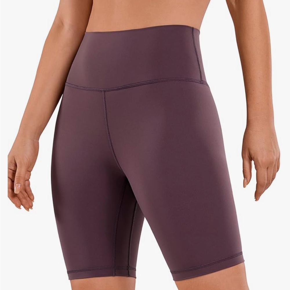 CRZ YOGA Women's Naked Feeling Biker Shorts 8”